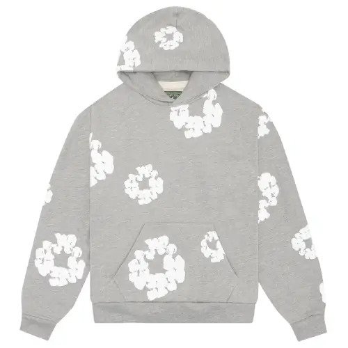 Denim Tears Cotton Wreath Hoodie Grey: The Perfect Combination of Style and Comfort